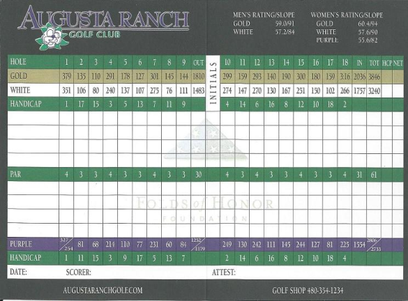 Augusta Ranch Golf Club Mesa AZ Facility | Golf Course Augusta Ranch Golf Club Mesa Arizona