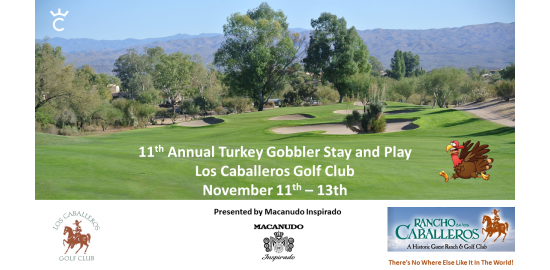 Bunker To Bunker’s 11th Annual “Turkey Gobbler" Golf Tournament | Rancho de los Caballeros | November 12th, 2022